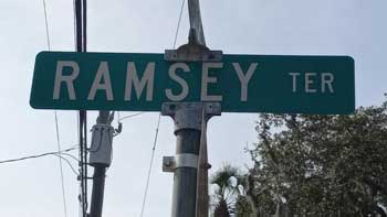 Ramsey Terrace Street Sign